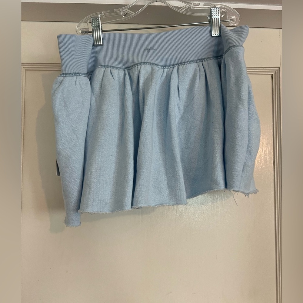 Urban Outfitters Lyra Ruffle Drop-Waist Mimi Skort Set in Light Blue XS NWT - Picture 7 of 10